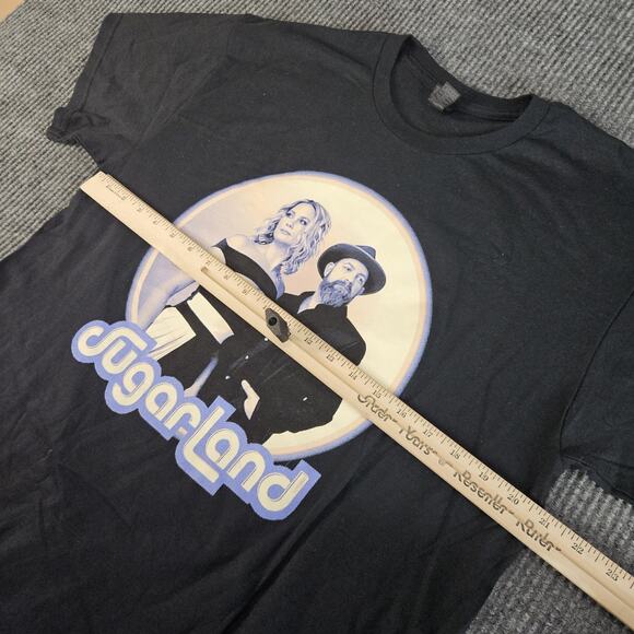 Sugarland Shirt Mens Large Black Tour Band Graphic Concert Tee Double Sided 2024 - Picture 6 of 11